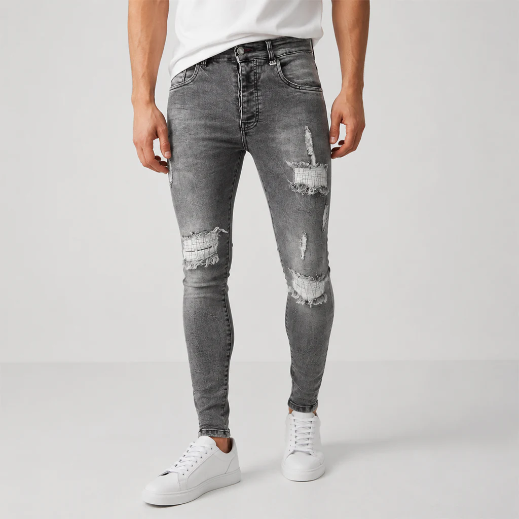 skinny-jeans-4173-304-ai شلوار جین اسکینی پریمو مدل زاپدار 4173/304 - Image 1