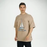 تیشرت سرشانه افتاده مدل بادبان