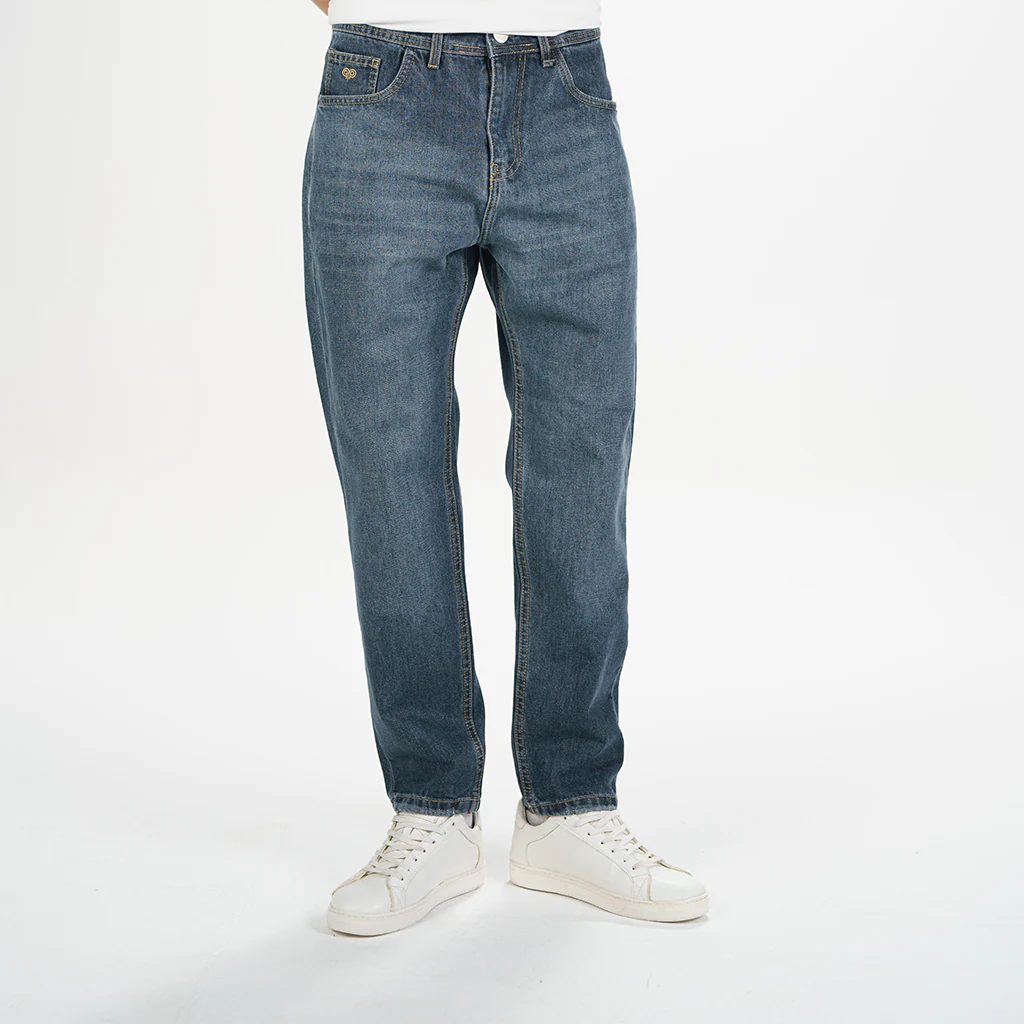 Men’s mom-fit jeans 3909-400411. شلوار جین مردانه مام فیت 3909-400411 - Image 1