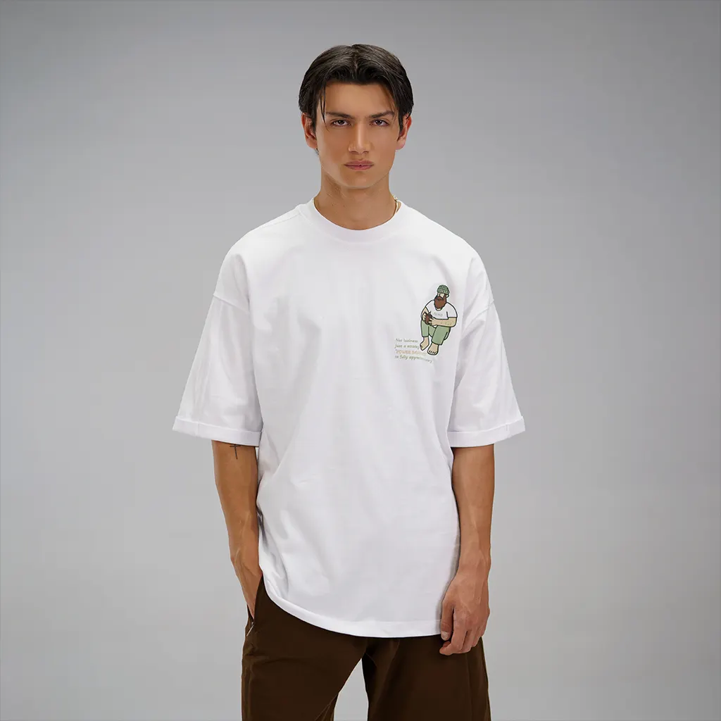 Men's short-sleeved printed T-shirt LOOSE Primo 100810 (1) تیشرت مردانه آستین کوتاه چاپی LOOSE پریمو 100810 - Image 1